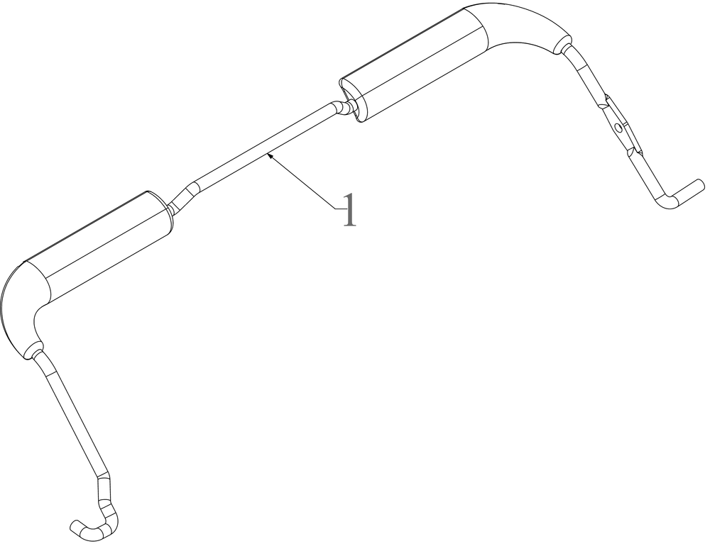 Control Bail Diagram and Parts List for SC300B (12AVB2R3710)(2023) Cub Cadet Lawn Mower